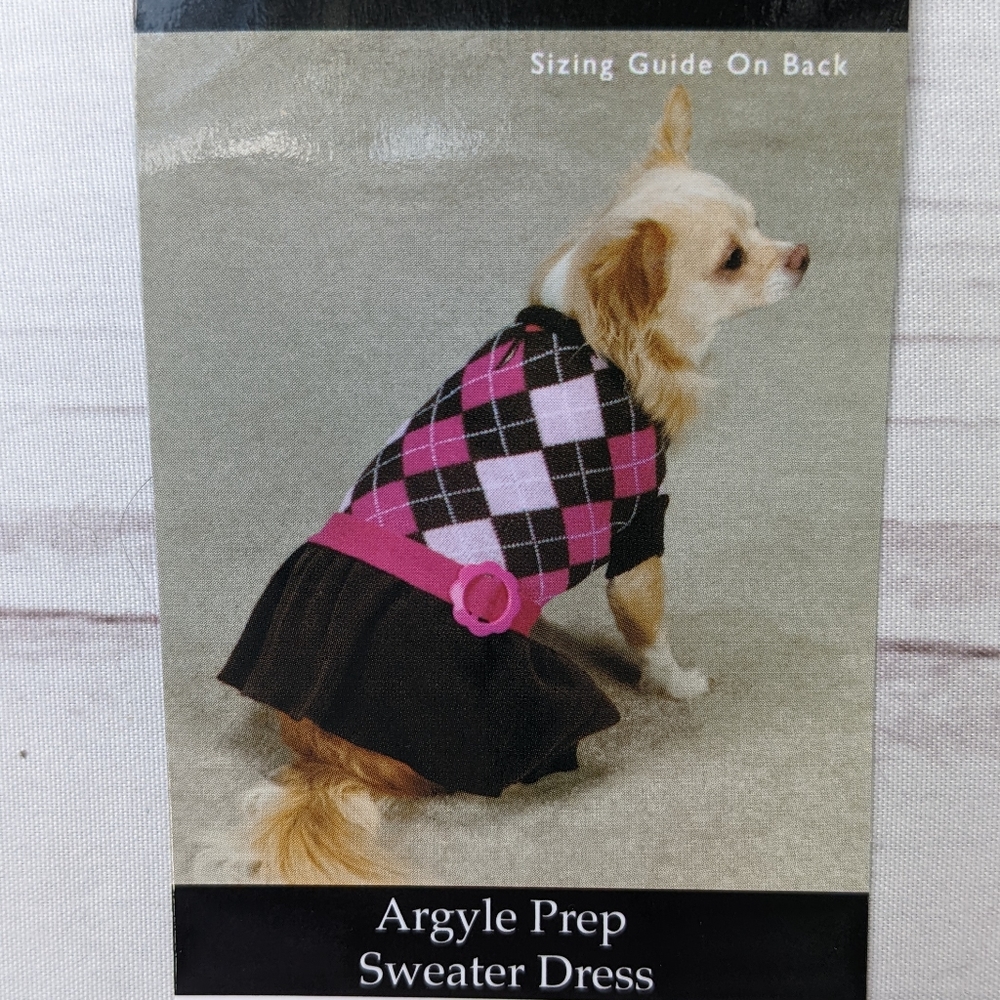 🚨SALE🚨 $19 (Make Offer) Brown & Pink Preppy Sweater Dress 🏆HP🏆 - Picture 5 of 5
